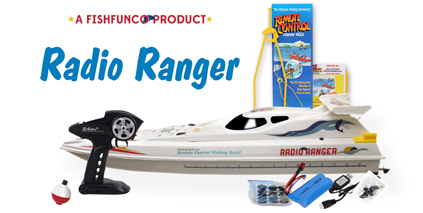 The Giant 34" Radio Ranger Rc Fishing Boat