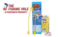 Attach The Rc Fishing Pole on Any Rc Boat