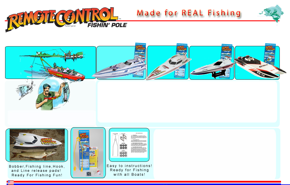 Remote Control R/C Fishing Boats catch fish!
