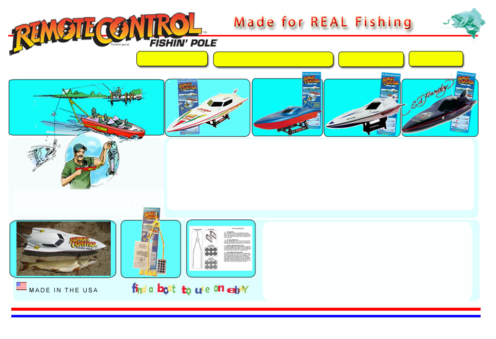 Remote Control R/C Fishing Boats catch fish!