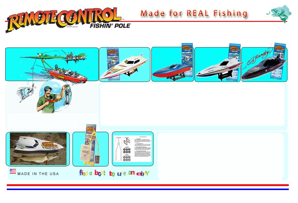 Remote Control R/C Fishing Boats catch fish!