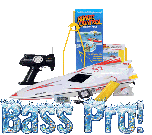 Catch real fish with this 30' remote control boat!