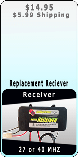 Buy a replacement Rc Boat Receiver, 27 or 40 MHZ