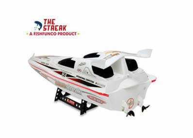 Fish Fun King Fisher Remote Control Fishing Boat! Catch's real fish, Radio  Control Fishing Boat, Rc Fishing Boats