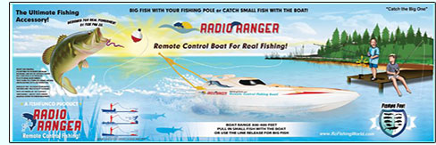 Buy The Original RC Fishing Pole, fits any R/C Boat!