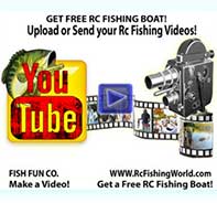 Make and send us a rc fishing video for a free rc fishing boat