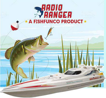 Radio Ranger Remote Control Fishing Boat! Catch's real fish