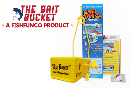 Bait Boat The Rc Fishing Pole Bait Bucket